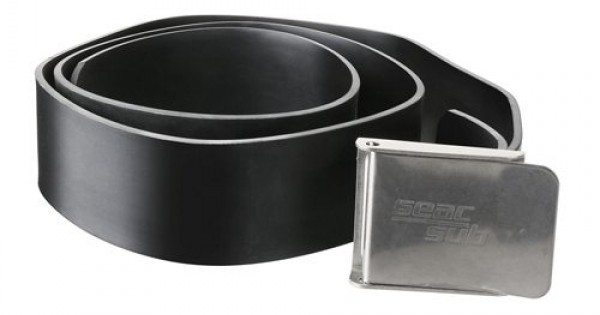 Seac Steel Buckle Rubber Belt | Weight Belt | Scuba Store